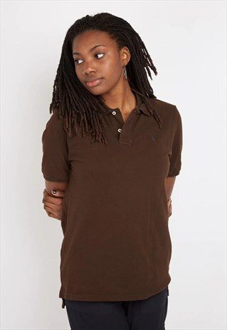 VINTAGE BROWN RALPH LAUREN POLO SHIRT