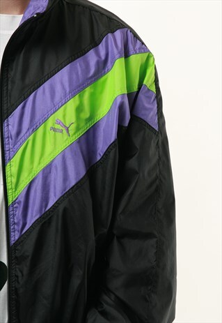 90S VINTAGE OLDSCHOOL PUMA SHELL JACKET 14763