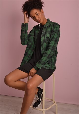 CHECK FLANNEL SHIRT GRS929