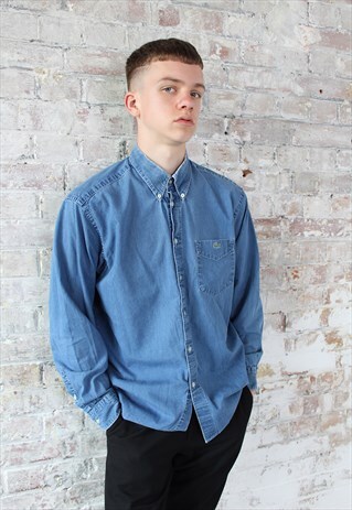 VINTAGE LACOSTE DENIM SHIRT