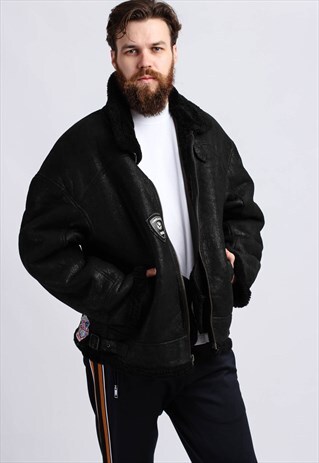 VINTAGE SHEARLING SHEEPSKIN COAT