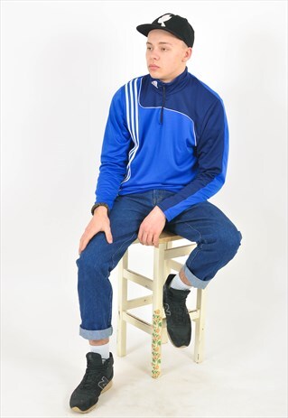 VINTAGE 90'S LONG SLEEVE 1/4 ZIP TOP