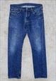 Vintage Levi's 501 Jeans Blue Straight Leg W34 L34
