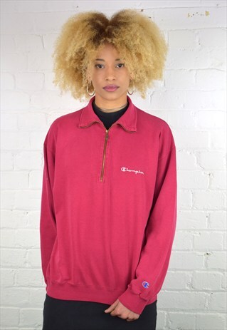 VINTAGE 90'S CHAMPION 1/4 ZIP SWEATSHIRT