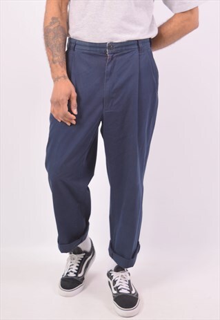 VINTAGE POLO RALPH LAUREN CHINO TROUSERS BLUE