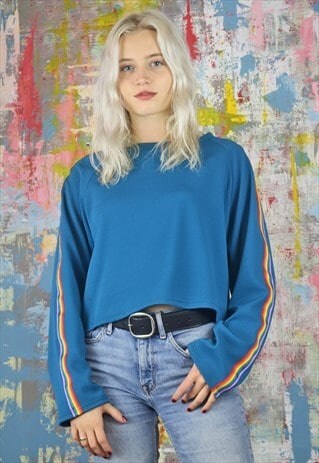 SHORTS & TOP CO-ORDINATE WITH RAINBOW STRIPE