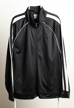 Vintage Champion Sportswear Track Jacket Black White