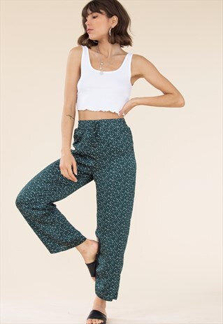 JUDE PANT - GREEN POLKA