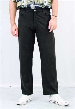 GUCCI JEANS W36-40 L29 VINTAGE GRAY TROUSERS MEN XL/XXL