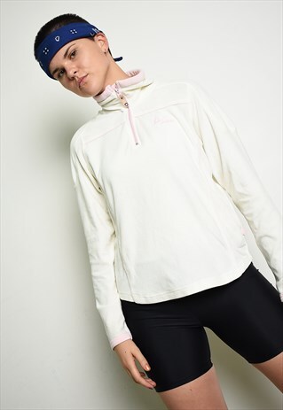 Y2K RETRO ATHLEISURE SPORTS NEUTRAL FLEECE SWEATSHIRT JUMPER