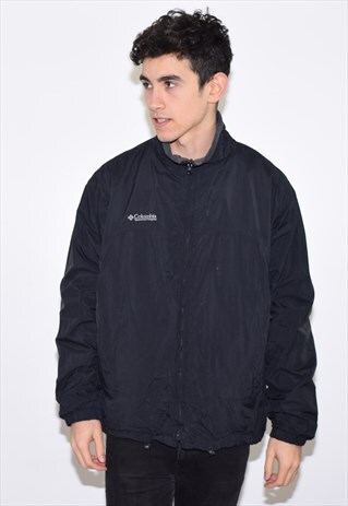 VINTAGE BLACK COLUMBIA 90S JACKET