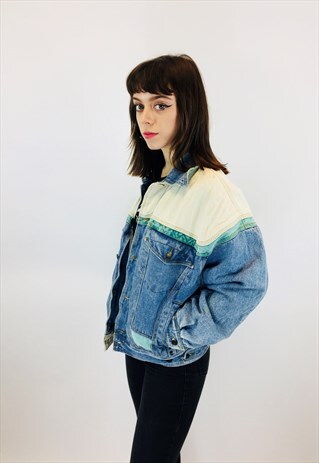 VINTAGE 80S CORD DENIM JACKET