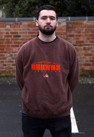 VINTAGE PUMA CLEVELAND BROWNS NFL SWEATER