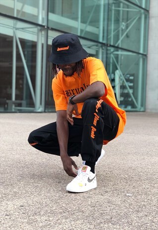 BAAD CARGO TROUSERS BLACK WATCH THE FALL :ORANGE