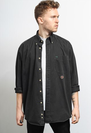 VINTAGE TOMMY HILFIGER SHIRT GREEN