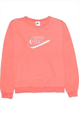 Vintage 90's Nike Sweatshirt Spellout Center Middle Swoosh