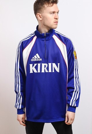 VINTAGE ADIDAS HALF ZIP SWEATSHIRT