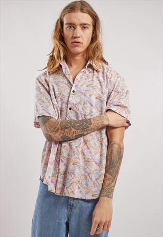 VINTAGE PATTERNED SHORT SLEEVE SHIRT