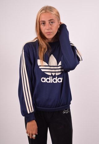 navy blue adidas hoodie