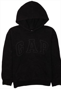 Vintage 90's Gap Hoodie Pullover Spellout Black XXLarge