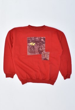 Vintage 90's Sweatshirt Jumper Red