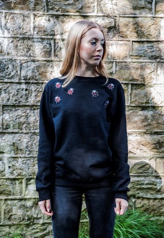 EMBROIDERED LADY BIRD SWEATSHIRT