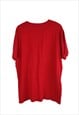 VINTAGE NAPAPIJRI T-SHIRT IN RED XL
