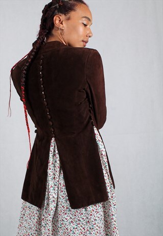 70'S SUEDE ROULEAU JACKET