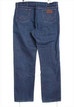 Vintage 90's Wrangler Jeans Denim Straight Leg Blue 37x32