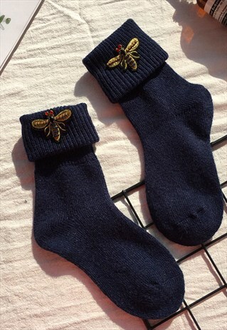 WINTER BEE SOCKS
