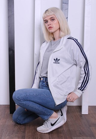 VINTAGE 90S ADIDAS TRACK JACKET. BRANDED SPORTSWEAR.