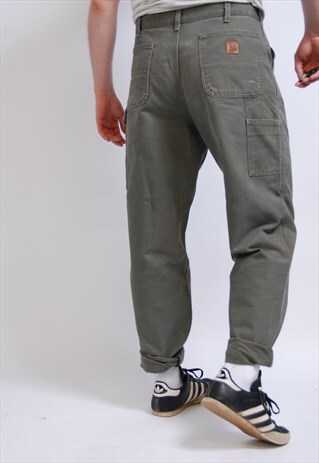 VINTAGE CARHARTT CARPENTER WORK TROUSERS