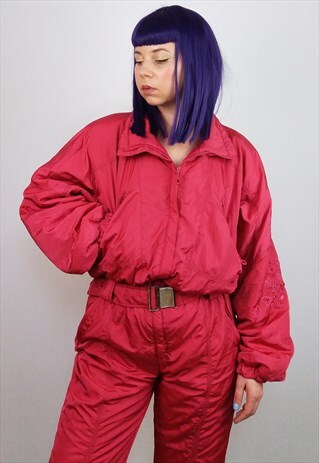 ETIREL VINTAGE 80'S SKI JUMPSUIT / SNOWSUIT WINTER OVERALL