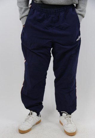 VINTAGE ADIDAS NAVY TRACKSUIT BOTTOMS