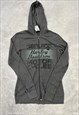 HARLEY-DAVIDSON HOODIE ZIP UP GRAPHIC LOGO SWEATSHIRT