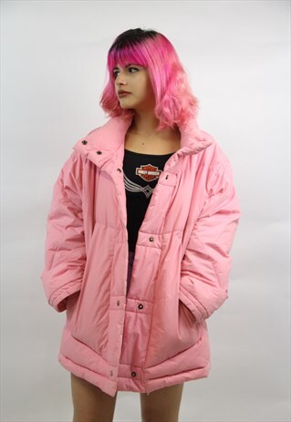 VINTAGE 90'S PINK PUFFER JACKET