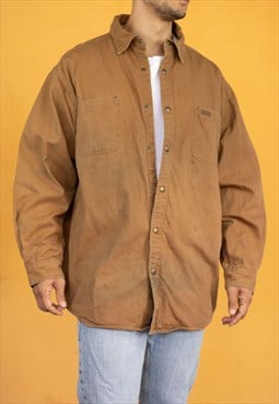 Vintage Carhartt Y2K Jacket in Brown XXL