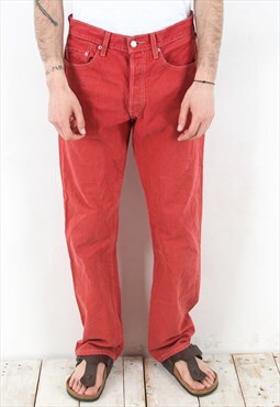 LEVI'S STRAUSS 501 Vintage Men W32 L32 Straight Jeans Denim 