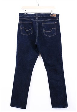 Vintage Levi's Jeans Dark Washed Blue Denim With Logo Patch
