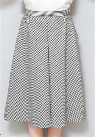 Vintage 1970's Monochrome Gingham Wide Leg Culottes | Jaggar Vintage ...