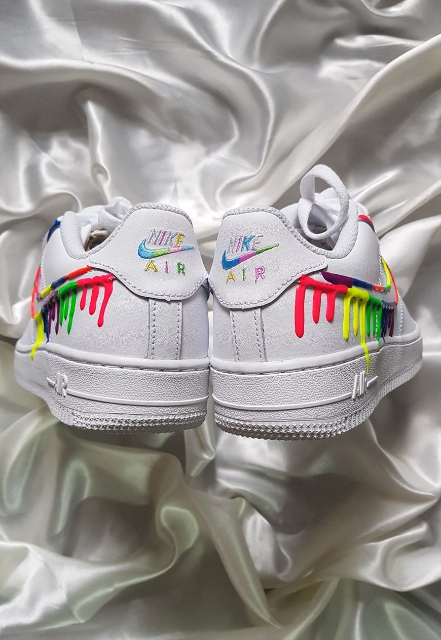 Colorful custom nike on sale air force 1s