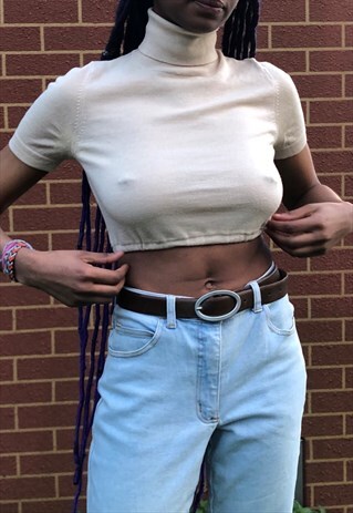 REWORKED CROPPED TURTLENECK