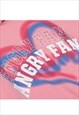 HEART PRINT HOODIE ANGRY SLOGAN PULLOVER EMBELLISHED JUMPER