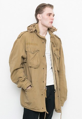 KHAKI MILITARY PARKA