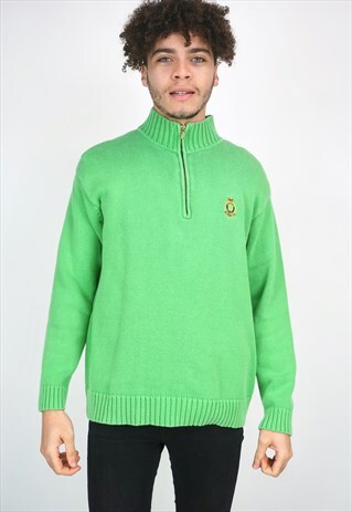 VINTAGE 90'S RALPH LAUREN 1/4 ZIP SWEATSHIRT