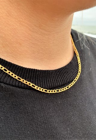 GOLD FIGARO NECKLACE CHAIN