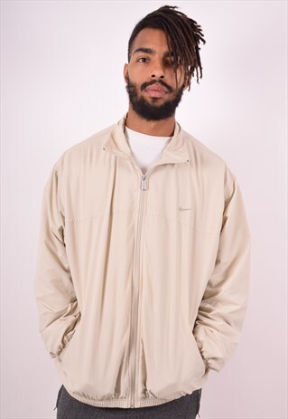 NIKE MENS VINTAGE TRACKSUIT TOP JACKET XL GREEN 90S