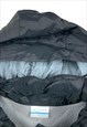 VINTAGE COLUMBIA LIGHTWEIGHT RAIN JACKET BLACK XL