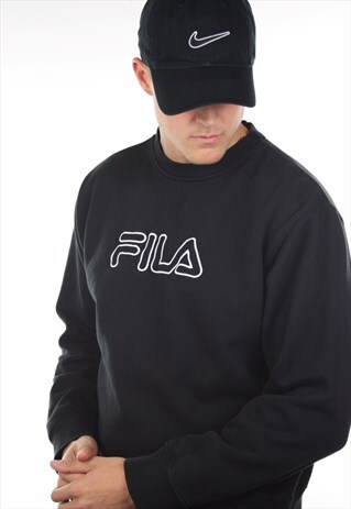 VINTAGE FILA SPELL OUT SWEATSHIRT JUMPER