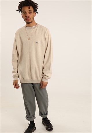 VINTAGE NAUTICA EMBROIDERED LOGO SWEATSHIRT